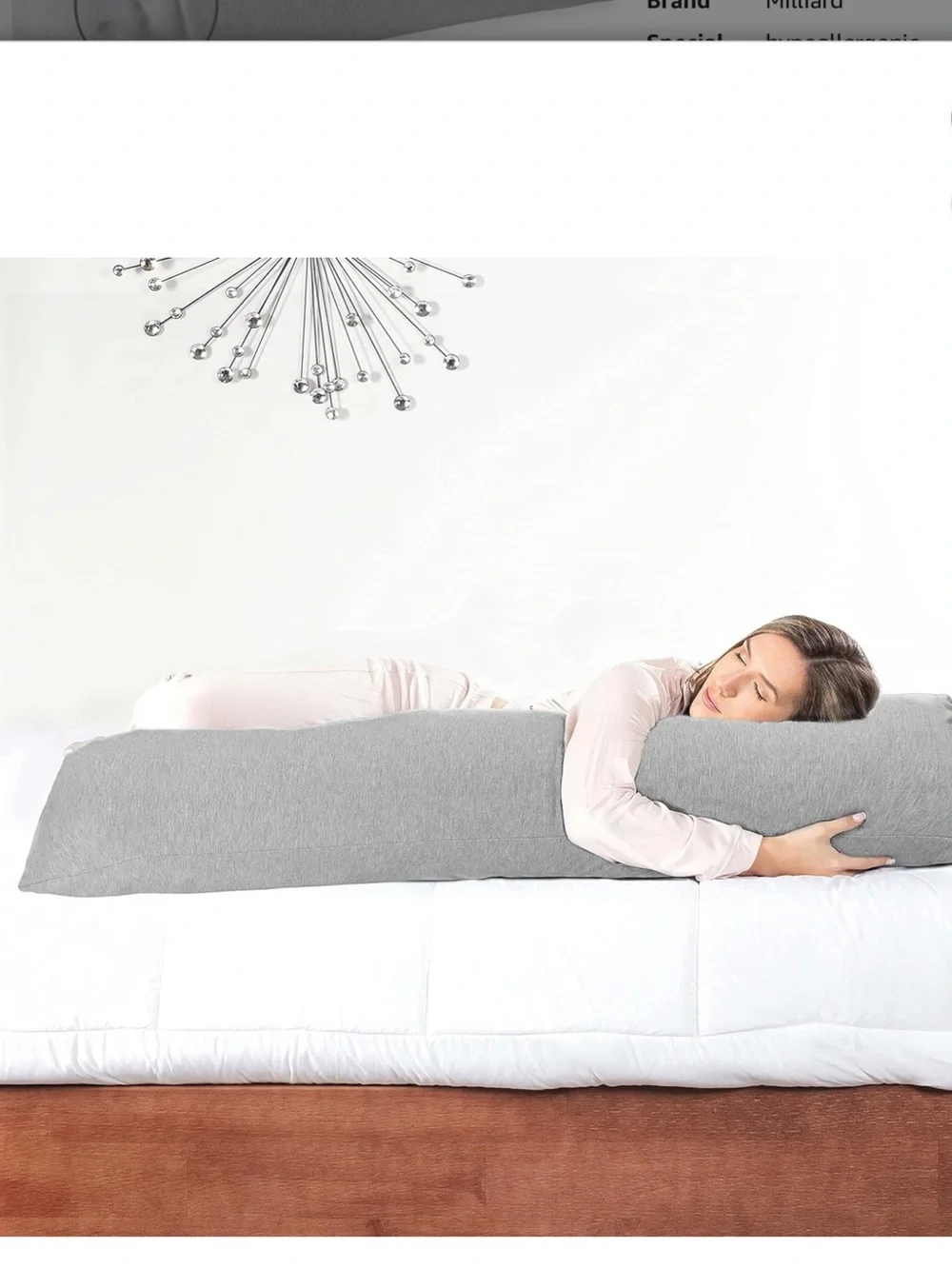 NWT Milliard bedding body pillow❤️❤️❤️❤️